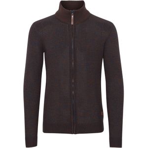 INDICODE JEANS Gebreid vest  navy / bruin