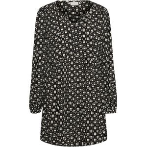 Tunik - Gedrapeerd - Viscose - Tuniek Kraag - Lange Mouw