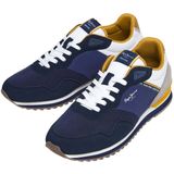 London Muse - Hardloopschoen - Leer - Contrasterend Hielstuk - Iconische Merkstreep