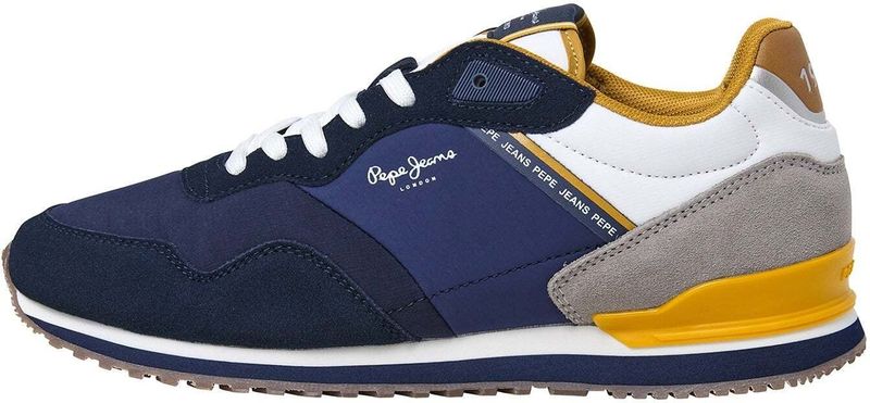 London Muse - Hardloopschoen - Leer - Contrasterend Hielstuk - Iconische Merkstreep