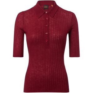 BOSS Orange - C_FUGANO - Poloshirt - Slim Fit - Gebreid - Scheerwolmix