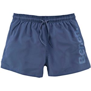 BENCH - Zwemshort - Blauw - Microfiber - Logo-opschrift