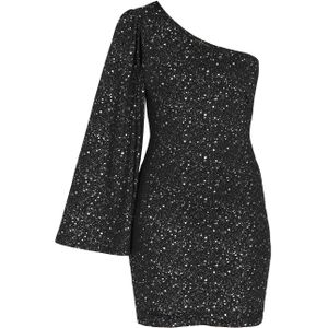 faina Cocktailjurk  zwart / zilver