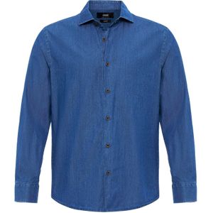 Antioch Overhemd  royal blue/koningsblauw