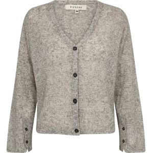 Pieszak Gebreid vest 'Billie'  lichtgrijs
