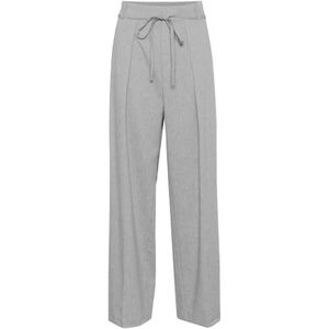 InWear - Broek - Grijs - Relaxed Fit Barrel - Ribstof