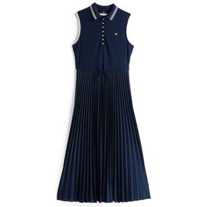 TOMMY HILFIGER - Jurk - Donkerblauw - Mouwloos - 7/8 Lengte