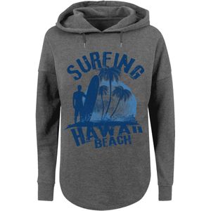 F4NT4STIC Sweatshirt 'Hawaii Surf Beach Summer'  marine / azuur / donkergrijs