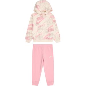 Nike Sportswear Joggingpak  lichtbeige / donkergrijs / lichtroze