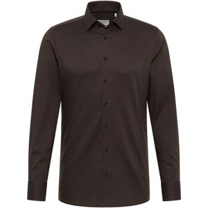 Eterna - Overhemd - Bruin - Slim Fit - NON IRON (strijkvrij)
