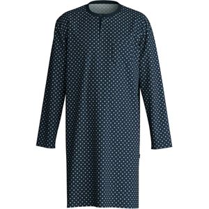 CALIDA - Relax Streamline - Nachthemd - Saphir blue - Lange Mouwen - Met Splitjes