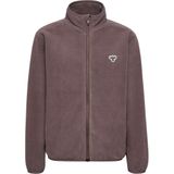 Hummel - hmlJR Fleece Zip Jacket BEE - Fleecejack - Bruin