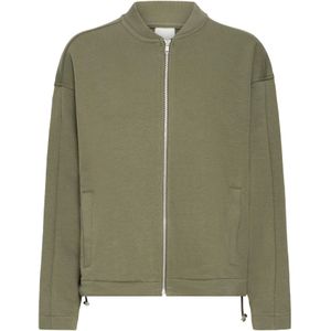 ICHI Sweatvest 'IHMSKYLA CA'  olijfgroen