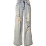 ADIDAS ORIGINALS - Jeans - Lichtblauw - Loosefit - High Waist