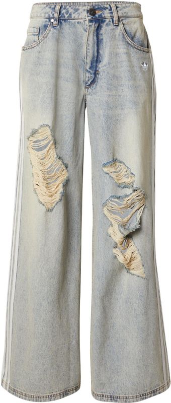 ADIDAS ORIGINALS - Jeans - Lichtblauw - Loosefit - High Waist