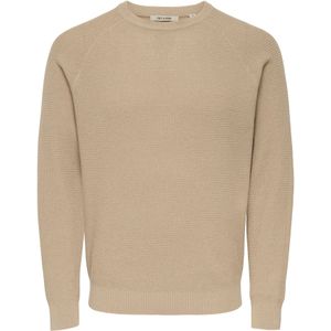 Only & Sons Trui 'ONSHAY'  donkerbeige