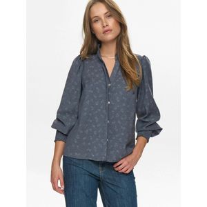 NÜMPH Blouse  blauw denim