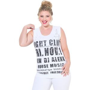 Angel of Style Top  zilvergrijs / donkergrijs / wit