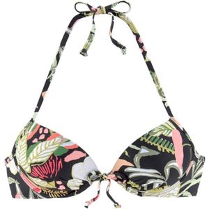 s.Oliver Bikinitop  groen / zwart