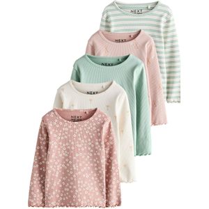 Next Shirt  beige / mintgroen / oudroze