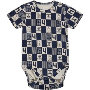 Hummel Rompertje/body 'Janus'  lichtbeige / nachtblauw