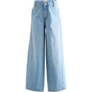 Next - Jeans - Lichtblauw - Wide Leg - Mid Waist - Lang