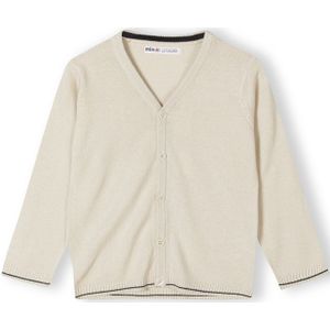 MINOTI Gebreid vest  ecru / zwart