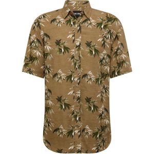 Only & Sons Overhemd 'ONSBOLD'  donkerbeige / groen / kaki / wit