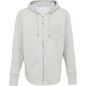 COMMA Sweatvest  lichtgrijs