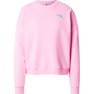 PIECES Sweatshirt 'PCFAST'  lichtgeel / groen / oranje / lichtroze