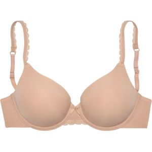 T-shirt Bh - Toffee - Microtouch - Met Beugel - Naadloos