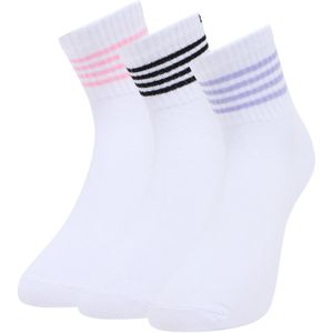 Bruno Banani Sokken 'Dominguez'  lila / zwart / wit