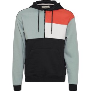 BLEND Sweatshirt  lichtgroen / koraal / zwart / wit