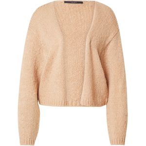 OUI Gebreid vest  lichtbruin