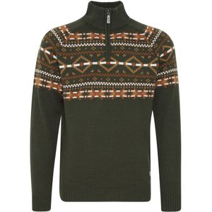 BLEND Trui 'Nilo'  groen / gemengde kleuren