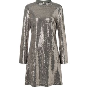 Ana Alcazar Cocktailjurk 'Sagali'  zilver