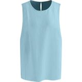 FYNCH-HATTON - Blouse - Lichtblauw - Blouseshirt - Mouwloos