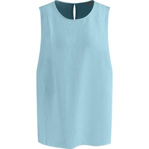 FYNCH-HATTON - Blouse - Lichtblauw - Blouseshirt - Mouwloos