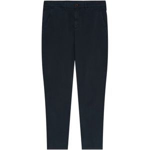 KnowledgeCotton Apparel Chino 'Luca'  donkerblauw