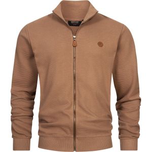 INDICODE JEANS Sweatvest 'Guadalupe'  bruin