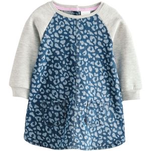 Next Jurk  blauw denim / donkerblauw / grijs gemêleerd