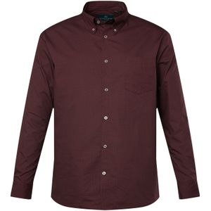 Boston Park Overhemd  bordeaux / pastelrood