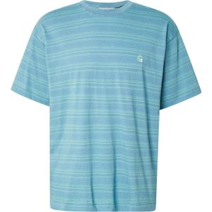 Carhartt WIP Shirt 'Brodine'  lichtblauw / mintgroen