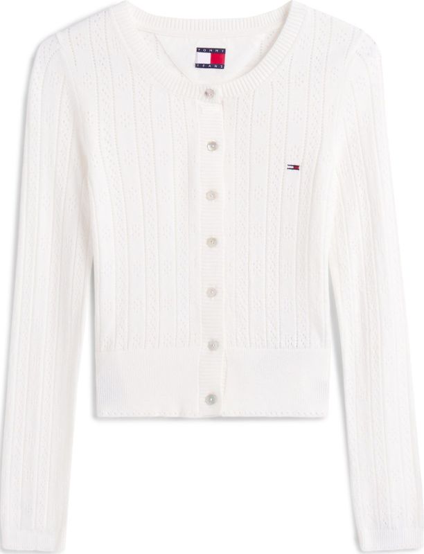 Tommy Jeans Gebreid vest  navy / rood / wit