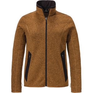 Schöffel - CIRC - Fleece Jas - Bruin/Zwart - Gevoerd met Ritssluiting