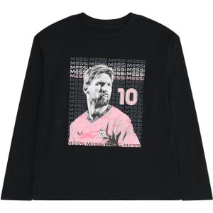 GAP Shirt 'MESSI'  grijs / pink / zwart / wit gemêleerd