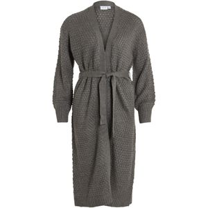 VILA Gebreid vest 'VILiomy'  donkergrijs