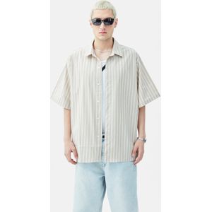 VAMOS CLO Overhemd  beige / wit