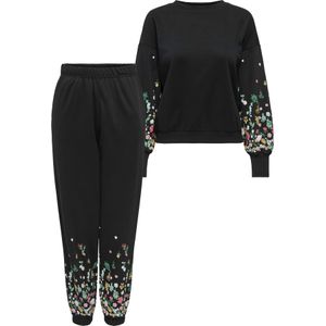 ONLY Joggingpak 'ONLBROOKE'  groen / lichtroze / zwart / wit