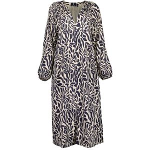 BLUE SEVEN Blousejurk  beige / navy